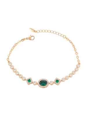 Foto van product NAEMI Armband goud / groen
