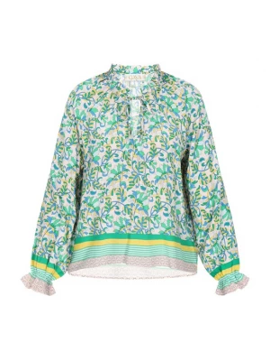 Foto van product Gaya Blouse 'Fashion Look' beige / geel / groen / wit
