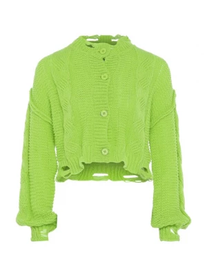 Foto van product Gaya Gebreid vest limoen