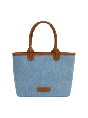 Foto van product Gaya Handtas blauw denim / bruin