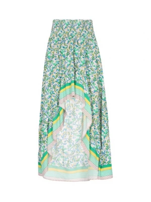 Foto van product Gaya Rok 'Fashion Look' turquoise / geel / mintgroen / poederroze