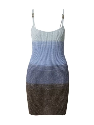 Foto van product GCDS Gebreide jurk blauw / duifblauw / pastelblauw / zwart