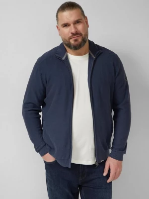 Foto van product Gebreid vest met schipperskraag en motiefmix s.Oliver blauw