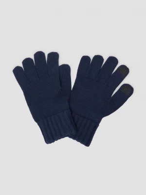 Foto van product Gebreide handschoenen met smartphonefunctie op duim en wijsvinger s.Oliver blauw