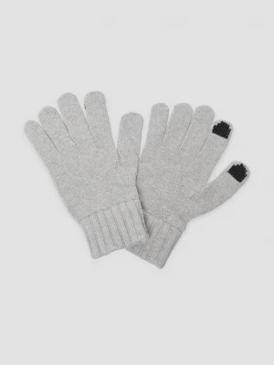 Foto van product Gebreide handschoenen met smartphonefunctie op duim en wijsvinger s.Oliver grijs