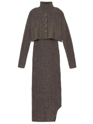 Foto van product Gebreide jurk AllSaints bruin
