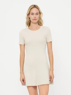 Foto van product Gebreide jurk Calvin Klein Jeans beige mêleerd