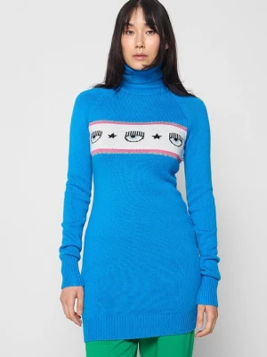 Foto van product Gebreide jurk Chiara Ferragni blauw
