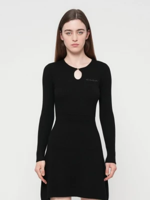 Foto van product Gebreide jurk KARL LAGERFELD zwart