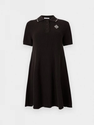 Foto van product Gebreide jurk Lacoste donkerbruin