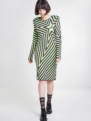 Foto van product Gebreide jurk LOVE MOSCHINO geel