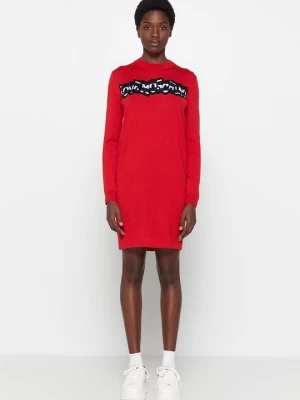 Foto van product Gebreide jurk LOVE MOSCHINO rood