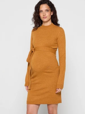 Foto van product Gebreide jurk Mamalicious geel