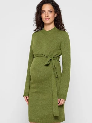 Foto van product Gebreide jurk Mamalicious groen