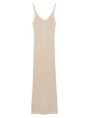 Foto van product Gebreide jurk Mango goudkleurig