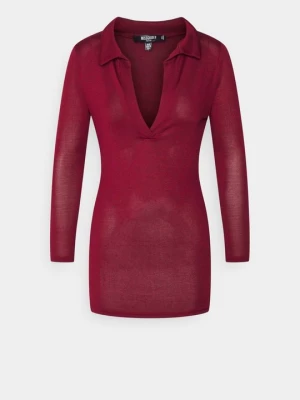 Foto van product Gebreide jurk Missguided donkerrood