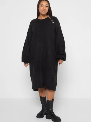Foto van product Gebreide jurk ONLY Carmakoma goudkleurig