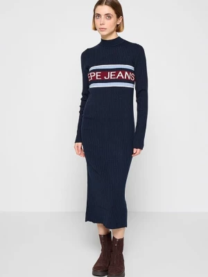 Foto van product Gebreide jurk Pepe Jeans donkerblauw