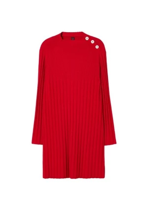 Foto van product Gebreide jurk Stefanel rood