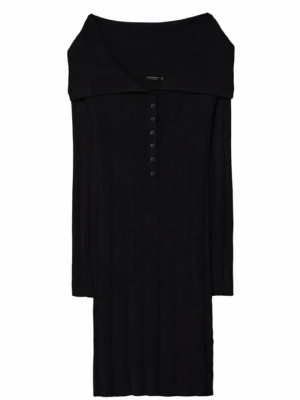 Foto van product Gebreide jurk Stradivarius zwart