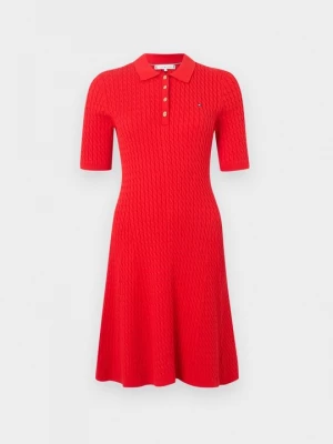 Foto van product Gebreide jurk Tommy Hilfiger rood