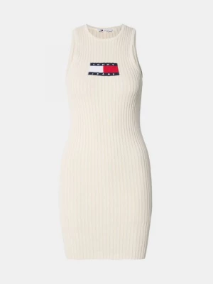 Foto van product Gebreide jurk Tommy Jeans crème