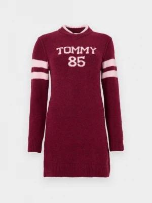Foto van product Gebreide jurk Tommy Jeans donkerrood