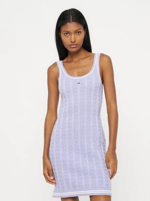 Foto van product Gebreide jurk Tommy Jeans lila