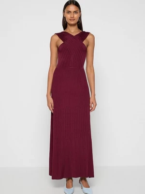 Foto van product Gebreide jurk TWINSET donkerrood