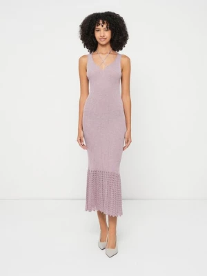 Foto van product Gebreide jurk TWINSET paars
