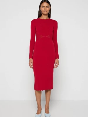 Foto van product Gebreide jurk TWINSET rood