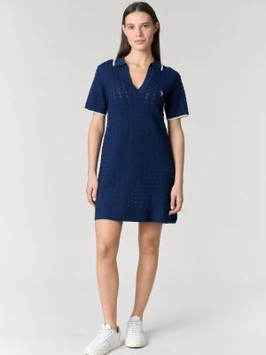 Foto van product Gebreide jurk U.S. POLO ASSN. blauw