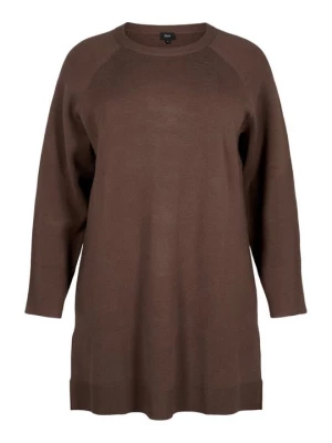 Foto van product Gebreide jurk Zizzi bruin