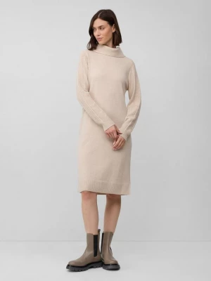 Foto van product Gebreide midi-jurk met col en ajour details s.Oliver beżowy
