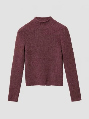 Foto van product Gebreide trui in slim fit met opstaande kraag s.Oliver rood