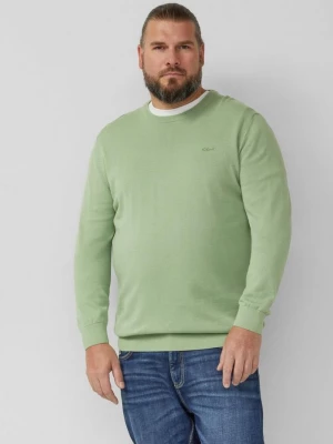 Foto van product Gebreide trui met geborduurd logo s.Oliver groen