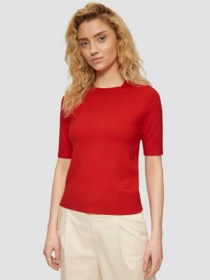 Foto van product Gebreide trui met korte mouwen van viscosemix s.Oliver rood