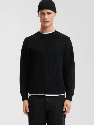 Foto van product Gebreide trui met laagjes QS zwart