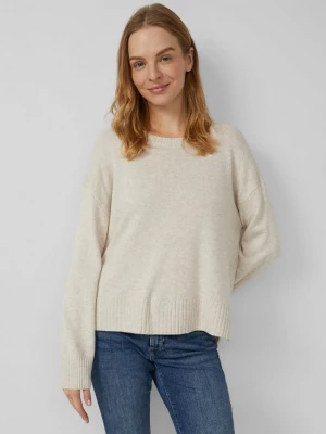 Foto van product Gebreide trui met oversized schouders en zijsplit s.Oliver beżowy