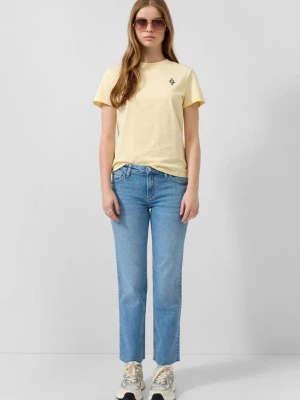 Foto van product Geknipte jeans CATIE / Slim Fit / Mid Rise / Relaxed Rechte Pijp QS blauw