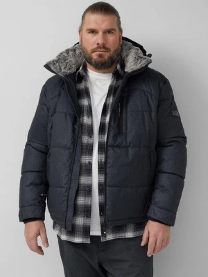 Foto van product Gemêleerd pufferjack met afneembare binnenkraag van imitatiebont s.Oliver blauw