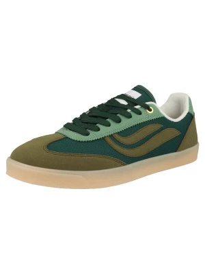 Foto van product GENESIS Sneakers laag 'Volley ' donkergrijs / kaki / lichtgroen