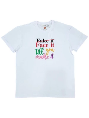 Foto van product Georgiana Datcu Shirt 'Shirt "Face it till you make it"' wit