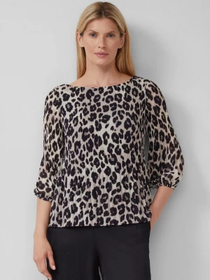 Foto van product Geplooide blouse met all-over print s.Oliver grijs