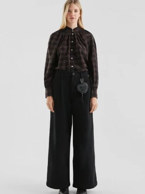 Foto van product Geplooide broek QS zwart