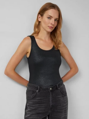 Foto van product Geribbelde tanktop met glitterlaagje s.Oliver zwart