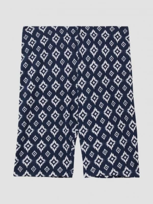 Foto van product Geribde fietsbroek met elastische band s.Oliver blauw