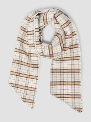 Foto van product Geruit doek van double face stof met artwork s.Oliver crème