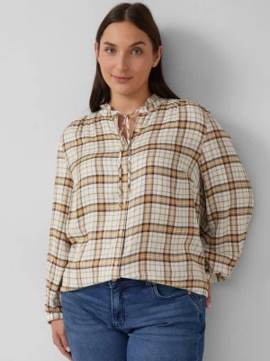 Foto van product Geruite blouse met volantkraag en ontspannen pasvorm s.Oliver