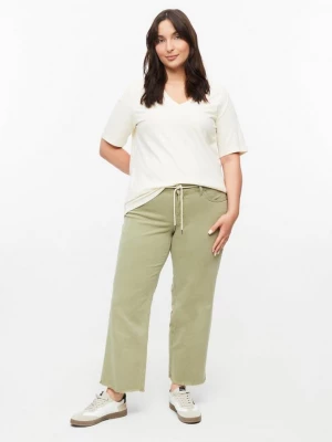 Foto van product Gesneden jeans / Recht model / Halfhoog / Rechte pijp s.Oliver olijfgroen